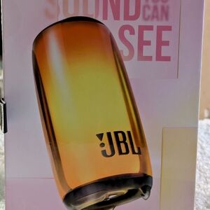 JBL Speaker with Vibrant Gold Finish